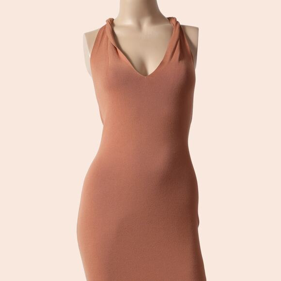 DION LEE Sand Rib-Knit Tank Maxi Dress - Picture 5 of 7